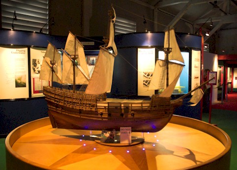 Mary Rose museum in Portsmouth at the historic dockyard
