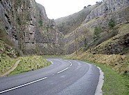 The Cheddar Gorge in Cheddar, Somerset