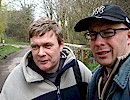 Jimmy and I in Albourne, Sussex.